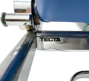 Pair of Grand Repos Lounge Chairs with Stools by Jean Prouvé Tecta , 1980s